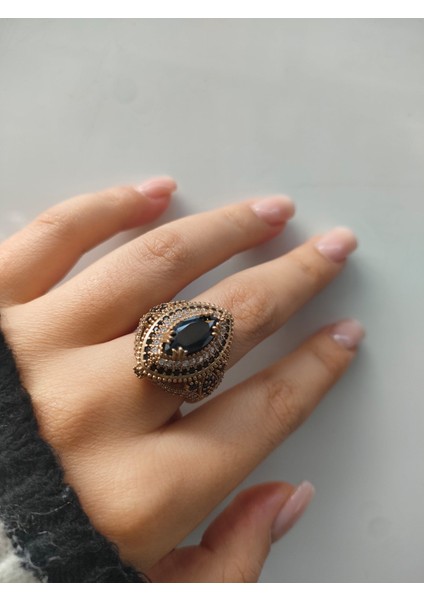 925 Ayar Gümüş Bronz Hürrem Model Yüzük