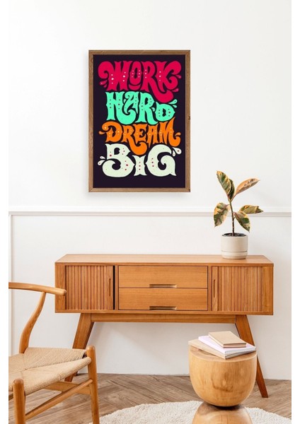 Motto Ahşap Çerçeveli Tablo modelleri