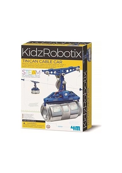 4m - Tin Can Cable Car/metal Kutu Teleferik (3358)