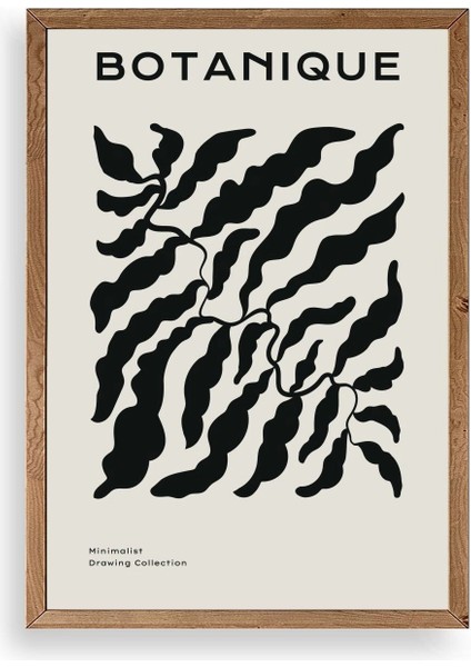 Soyut Ahşap Çerçeveli Tablo