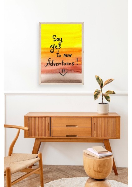 Motto Ahşap Çerçeveli Tablo modelleri