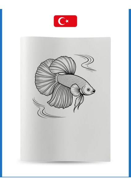 Büyük Boyama Kitabı Koleksiyon-5 Balıklar