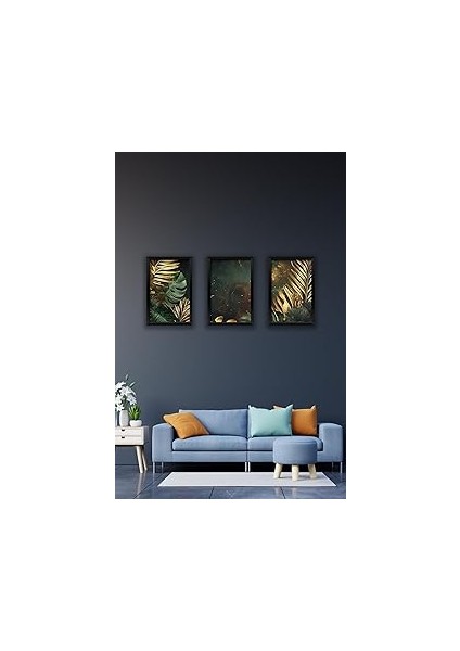 Artavessa 3 Parça Çerçeve Görünümlü Mdf Tablo Seti