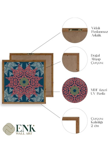 Motif Ahşap Çerçeveli Tablo fırsatları
