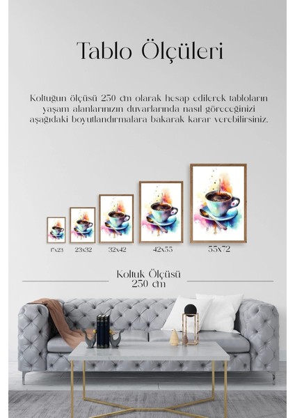 Kahve Ahşap Çerçeveli Tablo indirimleri