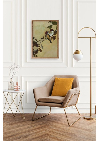 Kuş Ahşap Çerçeveli Tablo fiyatları