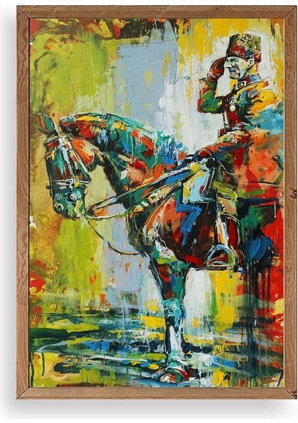 Atatürk Ahşap Çerçeveli Tablo