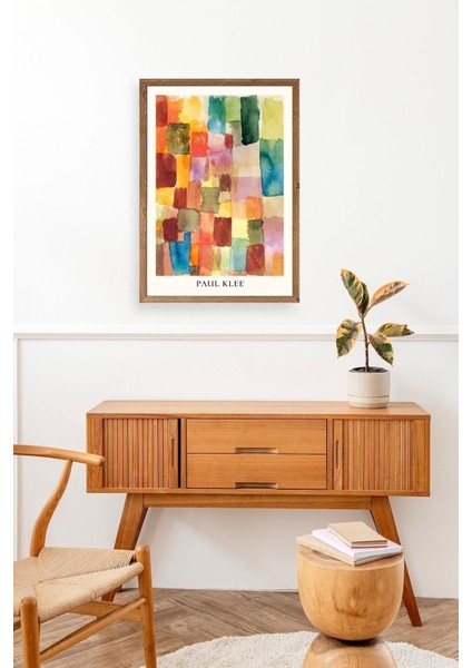 Paul Klee Ahşap Çerçeveli Tablo modelleri