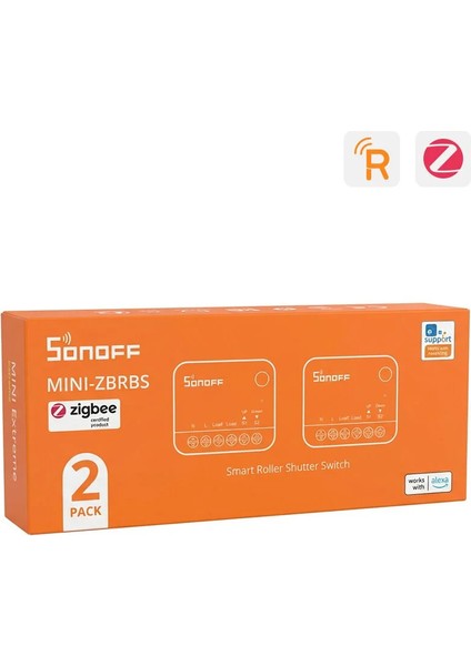 Zigbee Mini-Zbrbs Akıllı Panjur Kontrol Rölesi 2 Adet