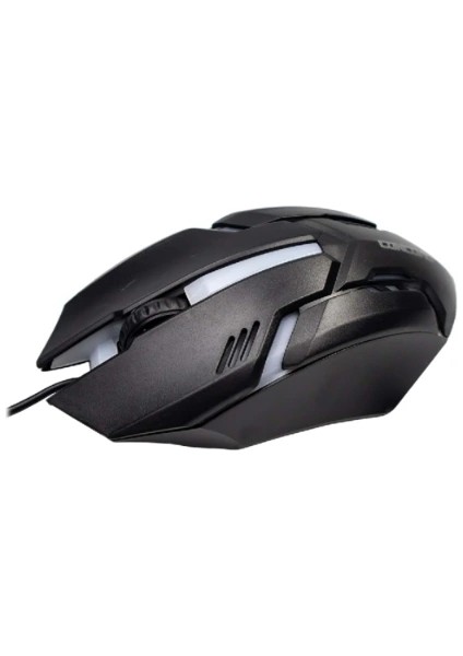 USB Kablolu Işıklı 3D Optik Mouse