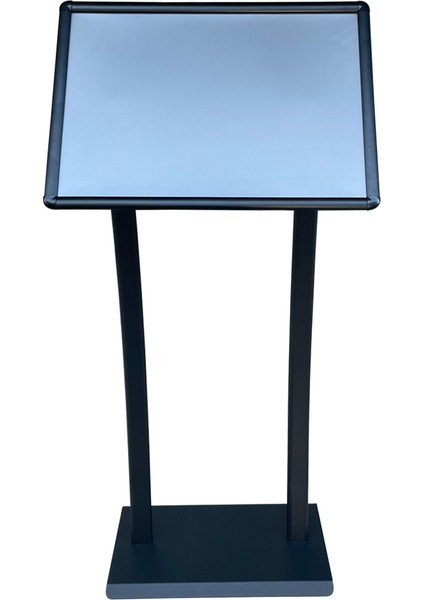 B2 50X70CM Çift Ayaklı Ojigi (Eğimli) Reklam ve Menü Panosu Siyah Renk modelleri
