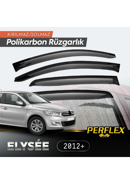 Buğz Perflex Polikarbon Kırılmaz Rüzgarlık V2 Mugen Fiat Fiorino 2007+