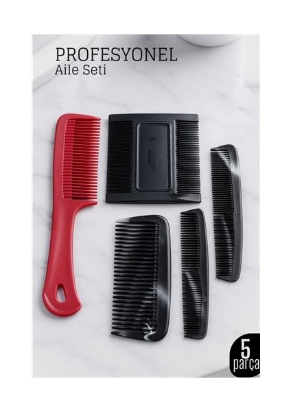 Bfs 5'li Tarak Seti – Aile Tipi, Her Saç Için Uygun