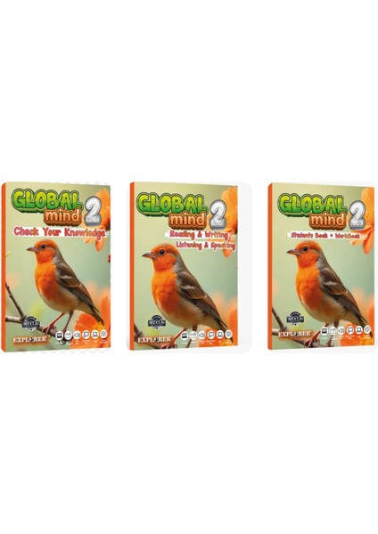 Global Mind 2 (Student's Book+Workbook & Check Your Knowledge & Reading/writing/-Listening /speaking)