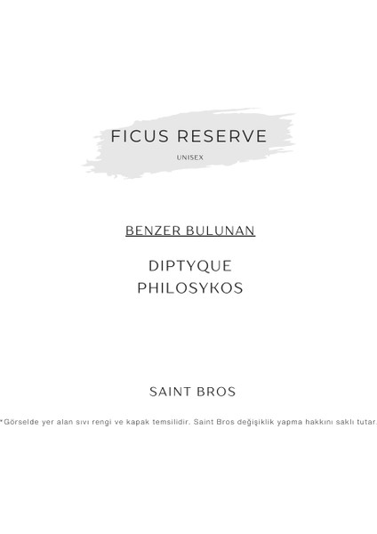 Ficus Reserve Unisex Parfüm ( Philosykos ) Edp fiyatları