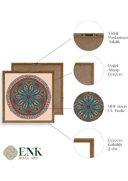 Motif Ahşap Çerçeveli Tablo fırsatları