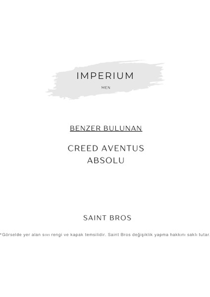 Imperium Erkek Parfümü ( Aventus Absolu ) Edp fiyatları