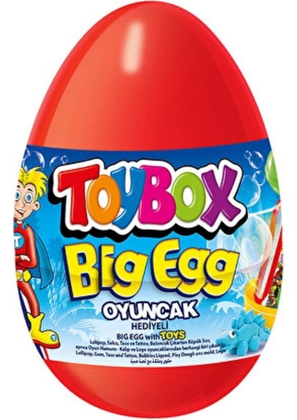 Big Egg Dev Sürpriz YUMURTA90 gr Kırmızı x 1 Adet