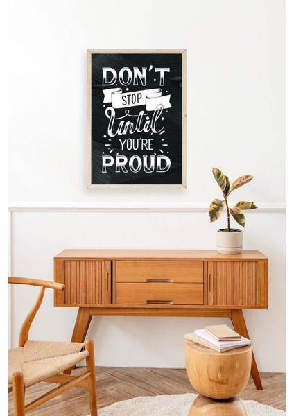 Motto Ahşap Çerçeveli Tablo modelleri