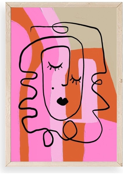 Motto Ahşap Çerçeveli Tablo