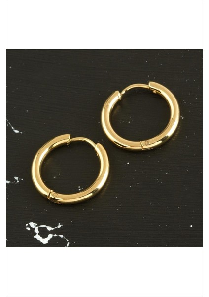 Çelik Halka Küpe 1,5 cm