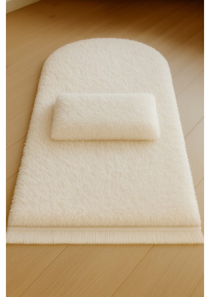 7 cm Ortopedik Orta Süngerli Diz Ağrıtmaz Peluş Seccade Namazlık