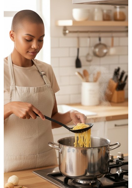 Sert Uçlu 33 cm Isıya Dayanıklı Silikon Kevgir – Yapışmaz, Yanmaz, Tencere Dostu fırsatları