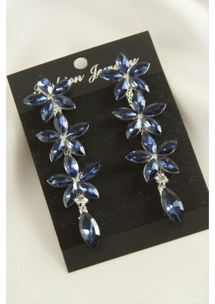 Kristal Taşlı Küpe