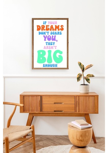 Motto Ahşap Çerçeveli Tablo modelleri