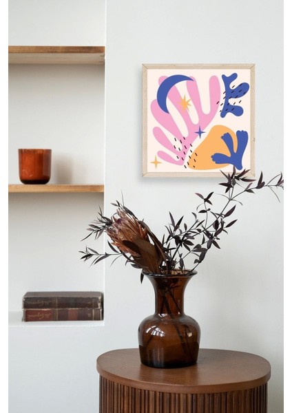 Soyut Ahşap Çerçeveli Tablo modelleri