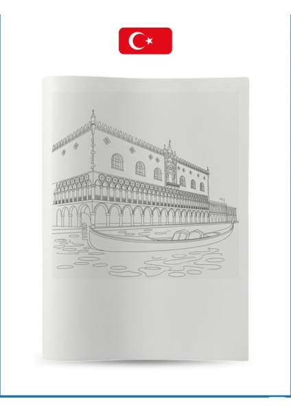 Büyük Boy Boyama Kitabı Koleksiyon-4 Saraylar