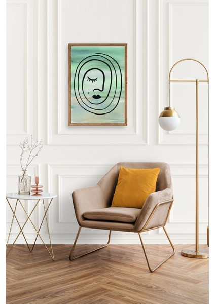 Soyut Ahşap Çerçeveli Tablo fiyatları