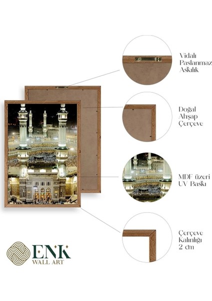 Kabe Ahşap Çerçeveli Tablo fırsatları