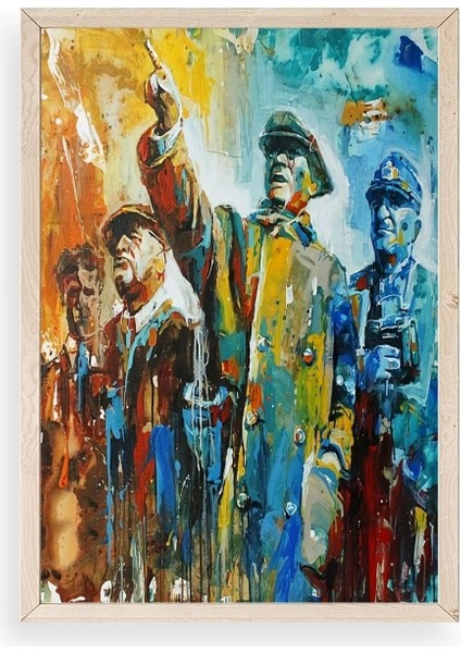 Atatürk Ahşap Çerçeveli Tablo