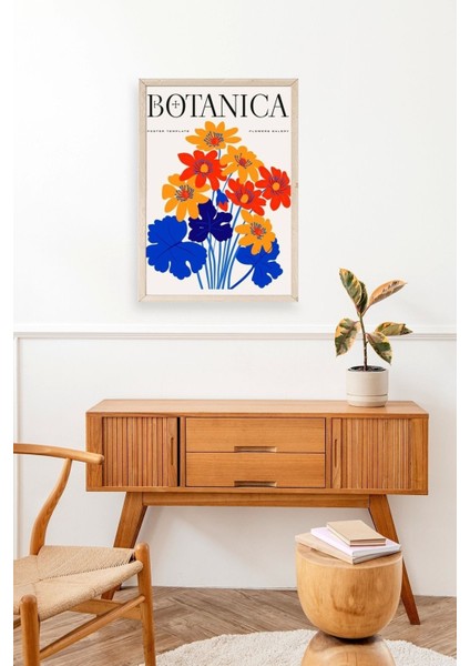 Çiçekler Ahşap Çerçeveli Tablo modelleri