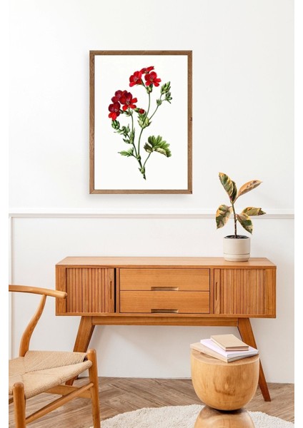 Çiçekler Ahşap Çerçeveli Tablo modelleri