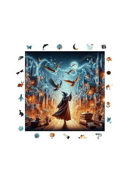 Pinecone - Ahşap Puzzle Yetişkinler Için - Büyücü Benzersiz Parçalı Puzzle - 353 Parça Ahşap Yapboz