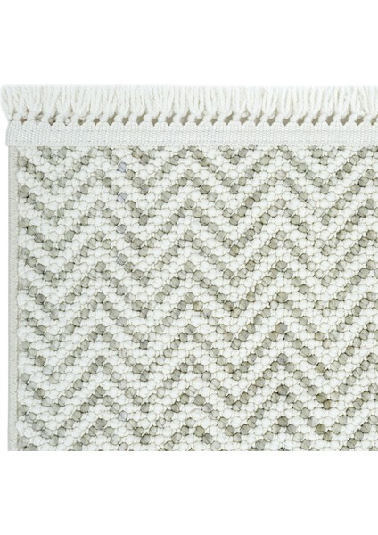 Olinda 1112 Yeşil Halı Iskandinav Desenli Yumuşak Bukleli Dokuma Bohem Ince Yazlık Ev Salon Halısı fırsatları