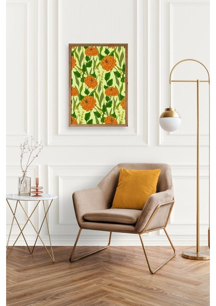 Çiçekler Ahşap Çerçeveli Tablo fiyatları