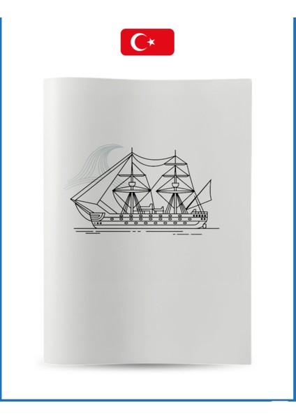 Büyük Boyama Kitabı Koleksiyon-9 Gemiler