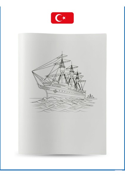 Büyük Boyama Kitabı Koleksiyon-9 Gemiler fırsatları