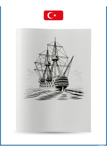 Büyük Boyama Kitabı Koleksiyon-9 Gemiler