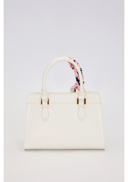 Beyaz Fular Askı Süslü Omuz Çantası -930347 fiyatları