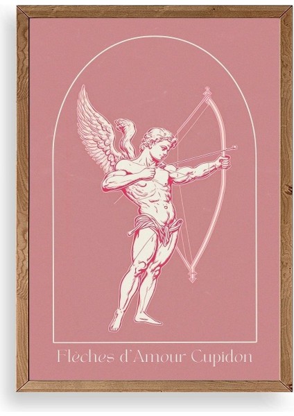 Cupid Ahşap Çerçeveli Tablo
