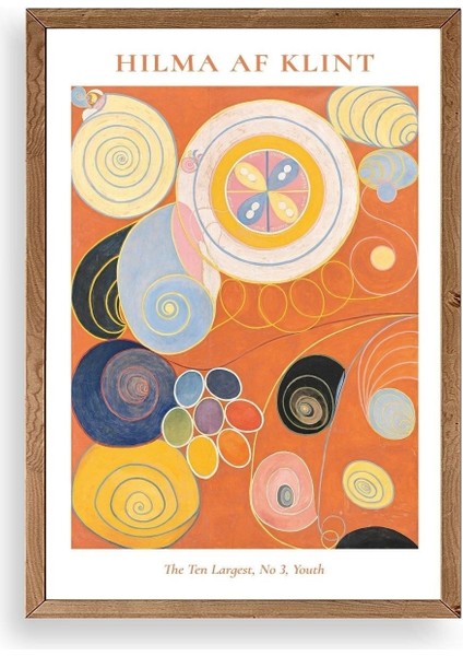 Hilma Af Klint Ahşap Çerçeveli Tablo
