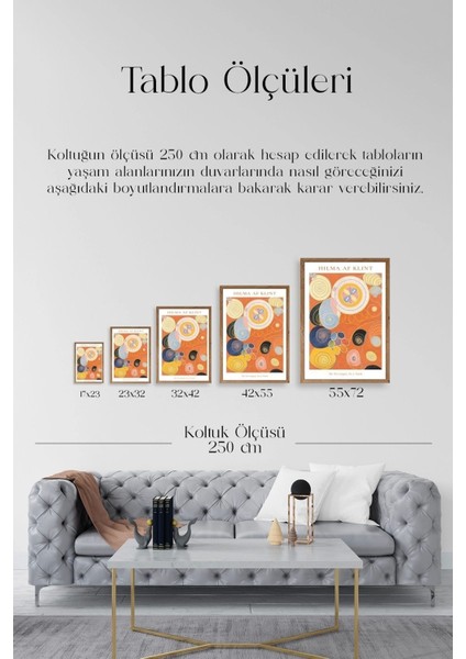 Hilma Af Klint Ahşap Çerçeveli Tablo indirimleri