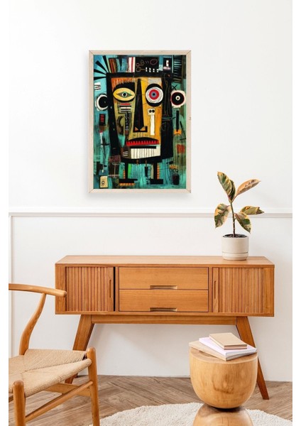 Soyut Ahşap Çerçeveli Tablo modelleri