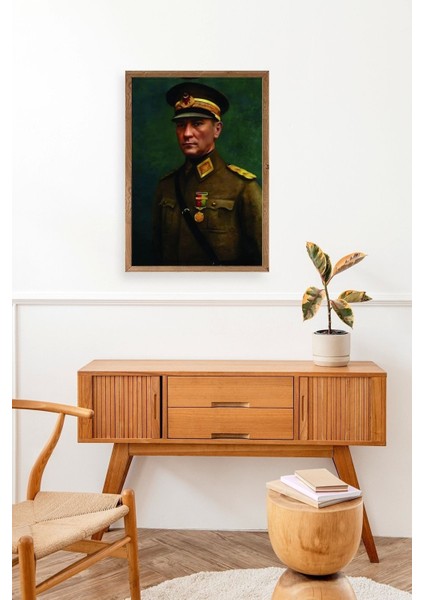 Atatürk Ahşap Çerçeveli Tablo modelleri