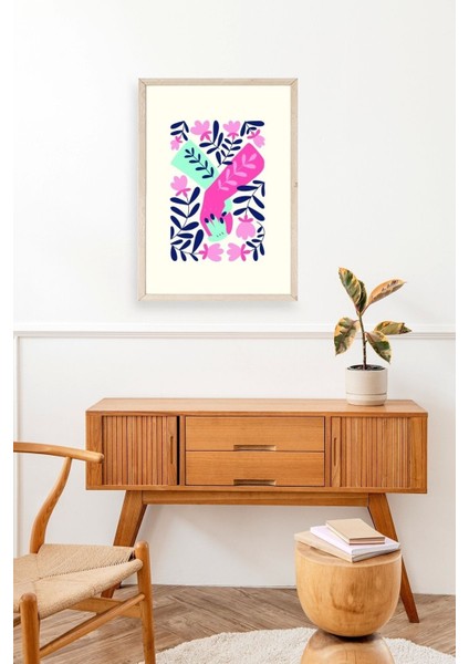 Soyut Ahşap Çerçeveli Tablo modelleri