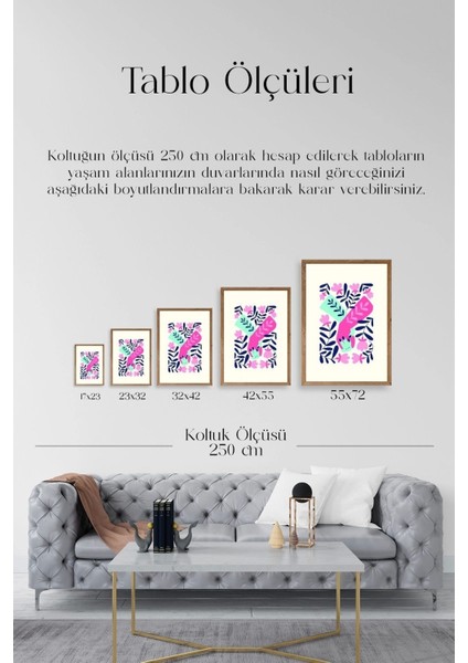 Soyut Ahşap Çerçeveli Tablo indirimleri